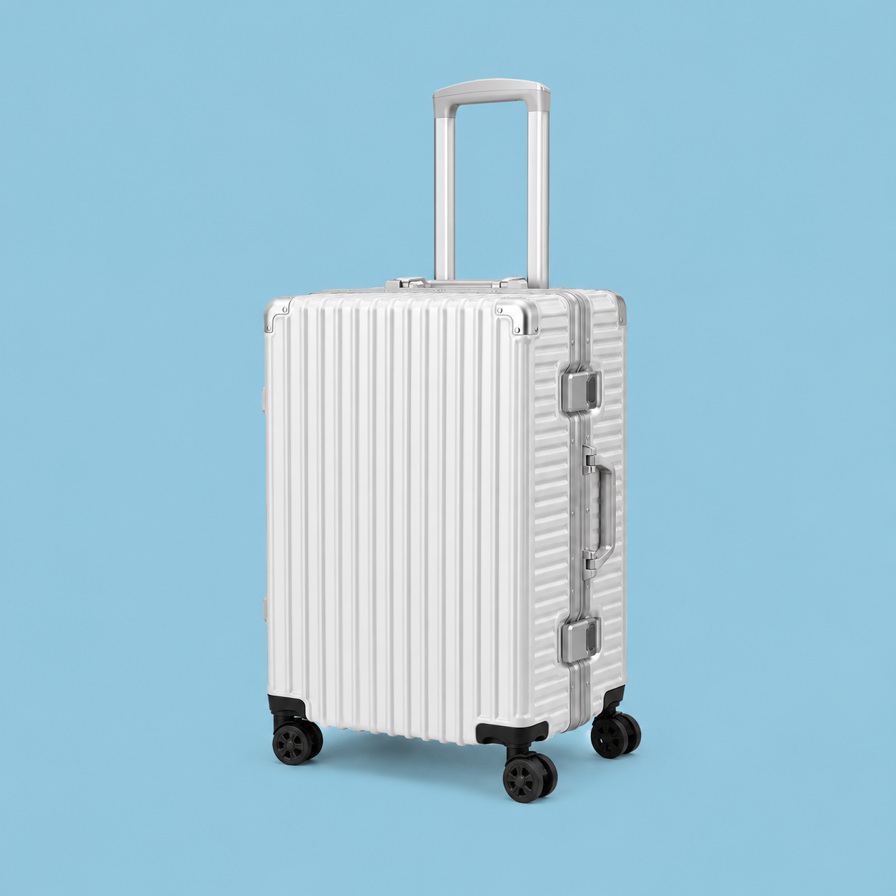 Trolley Luggage 20 24 26 28" Aluminum Frame Rolling Luggage Case USB Travel Suitcase on Wheels Combination Lock Carry on Luggage