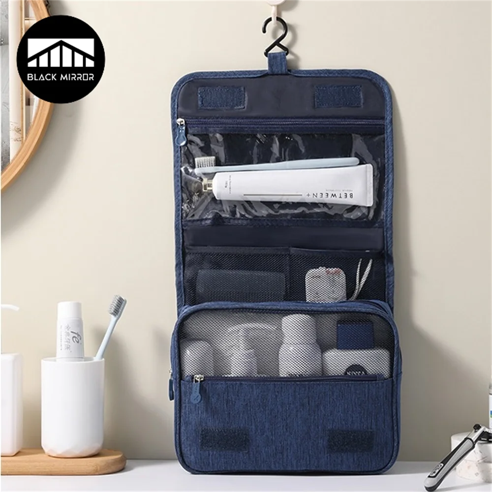 Hanging Toiletry Bag – Waterproof Travel Washbag with Hook