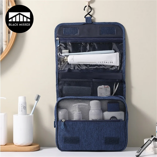 Hanging Toiletry Bag – Waterproof Travel Washbag with Hook