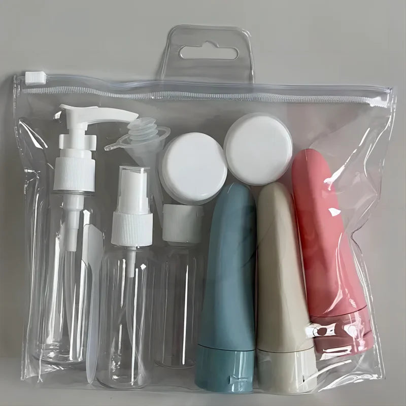 11-Piece Travel Bottles Set with Storage Bag | TSA-Approved