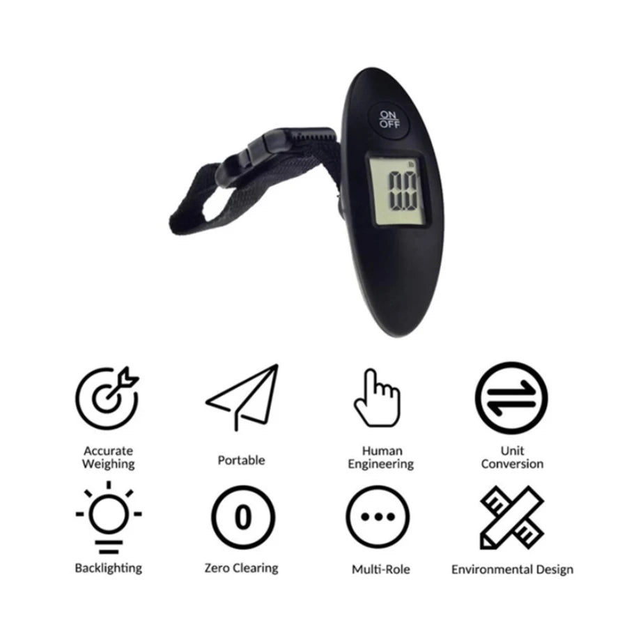 Portable Digital Luggage Scale – Up to 40kg with LCD Display