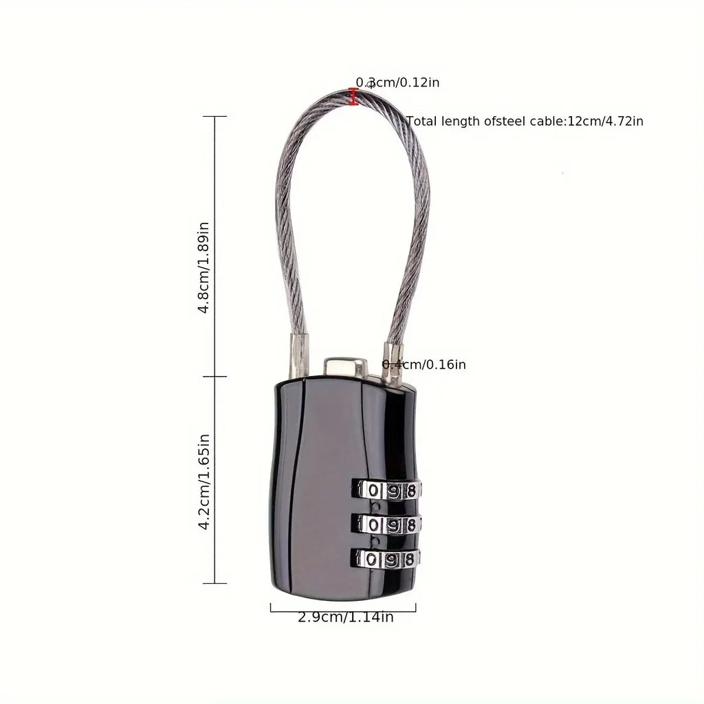 Multifunctional Combination Lock – Travel, Gym & Locker Padlock