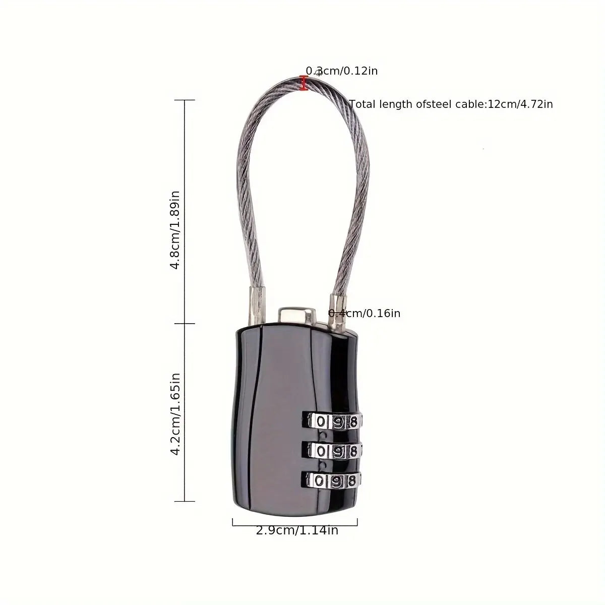 Multifunctional Combination Lock – Travel, Gym & Locker Padlock